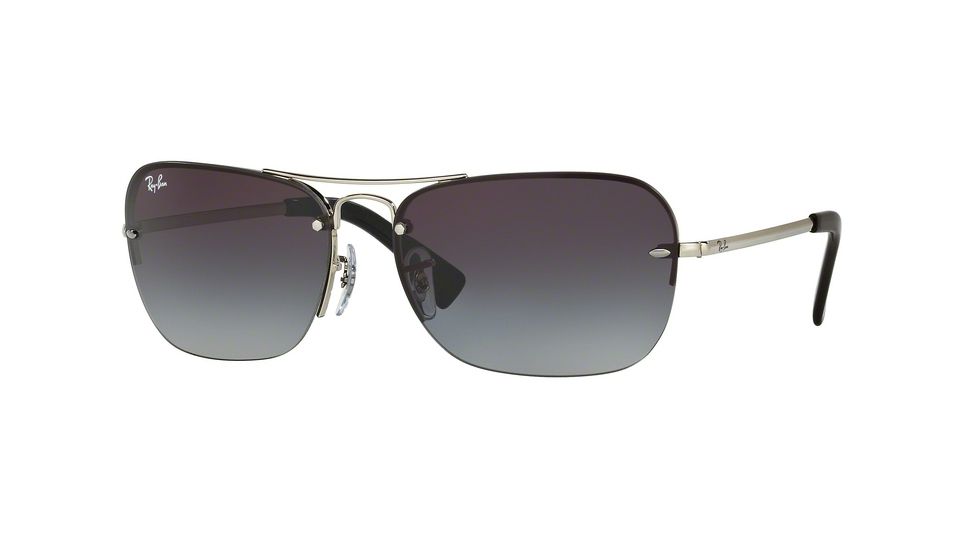 Ray-Ban RB3541 Bifocal Prescription Sunglasses RB3541-003-8G-61 - Lens Diameter 61 mm, Frame Color Silver