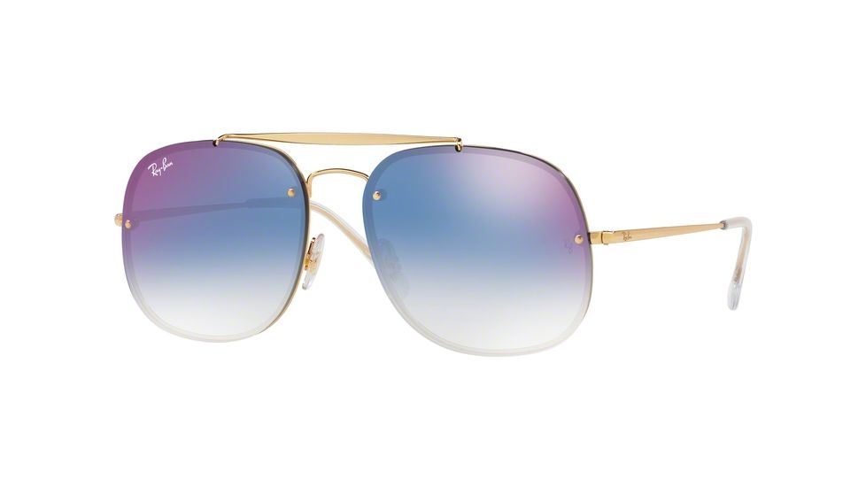 Ray-Ban RB3583N Progressive Prescription Sunglasses RB3583N-001-X0-58 - Lens Diameter 58 mm, Frame Color Gold