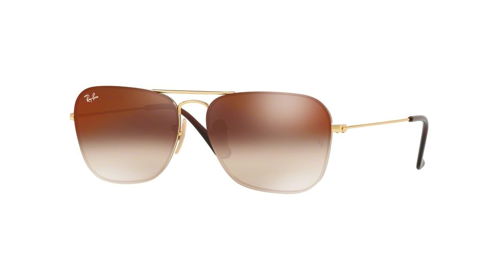 Ray-Ban RB3603 Bifocal Prescription Sunglasses RB3603-001-S0-56 - Lens Diameter 56 mm, Frame Color Gold