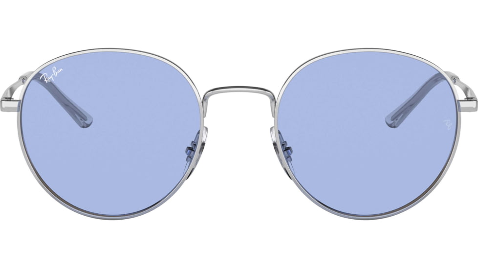 Ray-Ban RB3681 Sunglasses, Blue Lenses, Silver, 50, RB3681-003-80-50