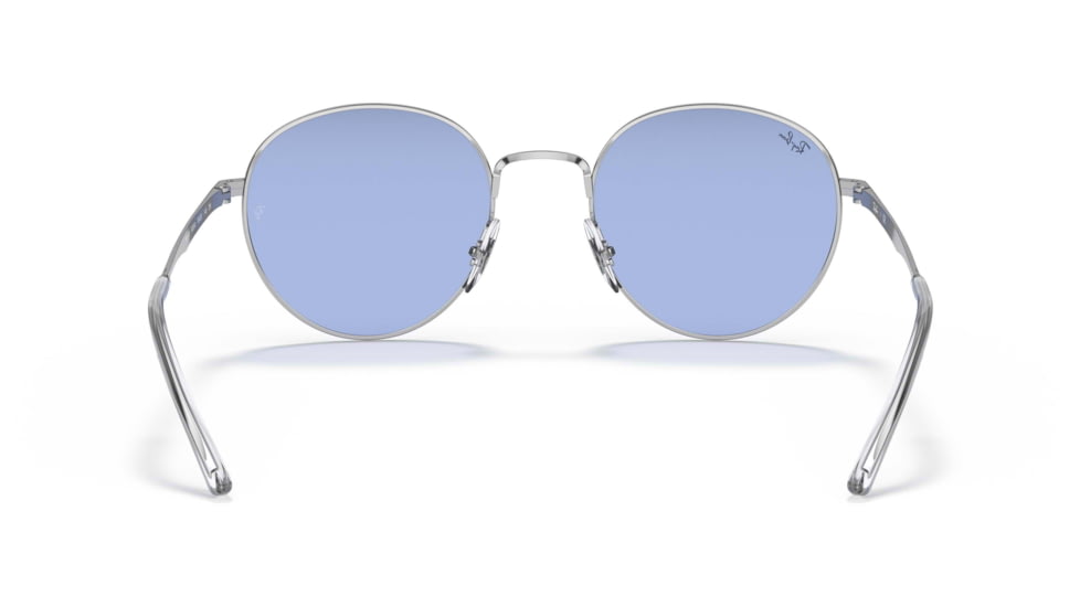 Ray-Ban RB3681 Sunglasses, Blue Lenses, Silver, 50, RB3681-003-80-50