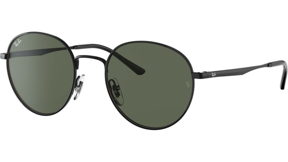Ray-Ban RB3681 Sunglasses, Dark Green Lenses, Black, 50, RB3681-002-71-50