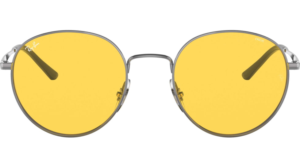 Ray-Ban RB3681 Sunglasses, Evolve Photo Yellow to Green Lenses, Gunmetal, 50, RB3681-004-Q1-50