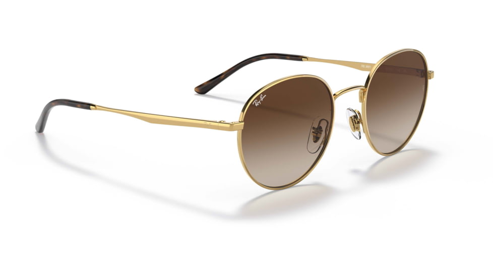 Ray-Ban RB3681 Sunglasses, Gradient Brown Lenses, Arista, 50, RB3681-001-13-50
