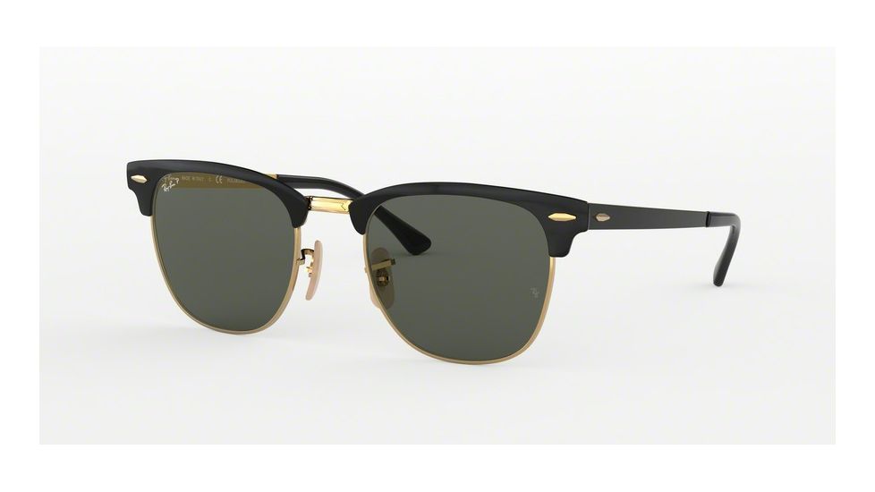 Ray-Ban RB3716 Progressive Prescription Sunglasses, 51mm, Black/Gold, RB3716-187-58-51-PRO