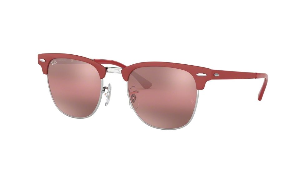Ray-Ban RB3716 Progressive Prescription Sunglasses, 51mm, Bordeaux, RB3716-9159AI-51-PRO