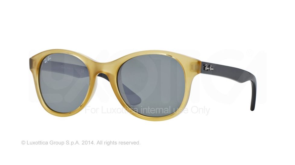 Ray-Ban RB4203 Progressive Prescription Sunglasses RB4203-604340-51 - Lens Diameter 51 mm, Frame Color Opaline Yellow
