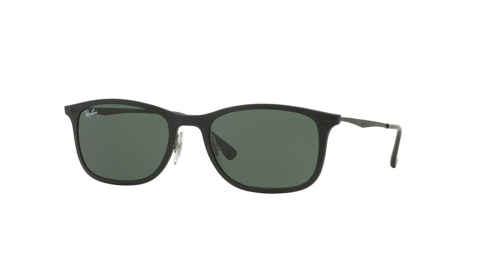Ray-Ban RB4225 Sunglasses 601S71-52 - Matte Black Frame, Green Lenses