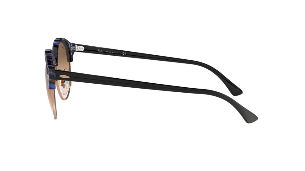 Ray-Ban RB4246 Single Vision Prescription Sunglasses, 51mm, Spotted Brown/Blue, RB4246-125651-51-SV