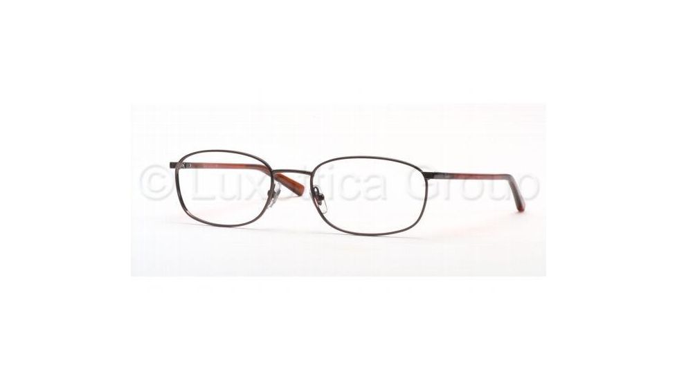 Ray-Ban RX 6127 Eyeglasses Styles - Brown Frame w/Non-Rx 52 mm Diameter Lenses, 2511-5219