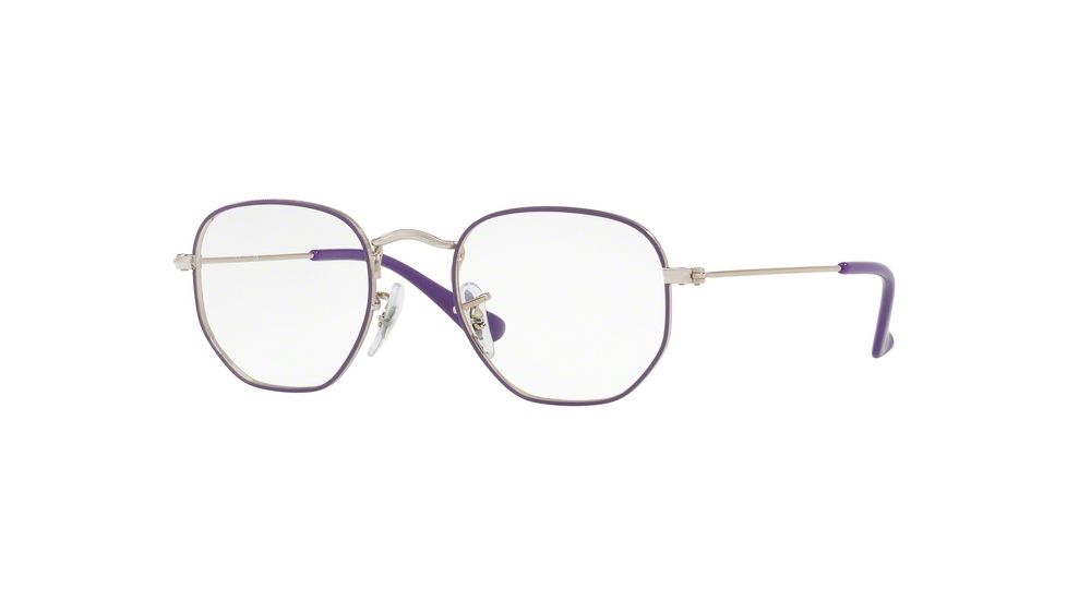 Ray-Ban RY9541V Eyeglass Frames 4061-42 - Silver/top Violet Frame