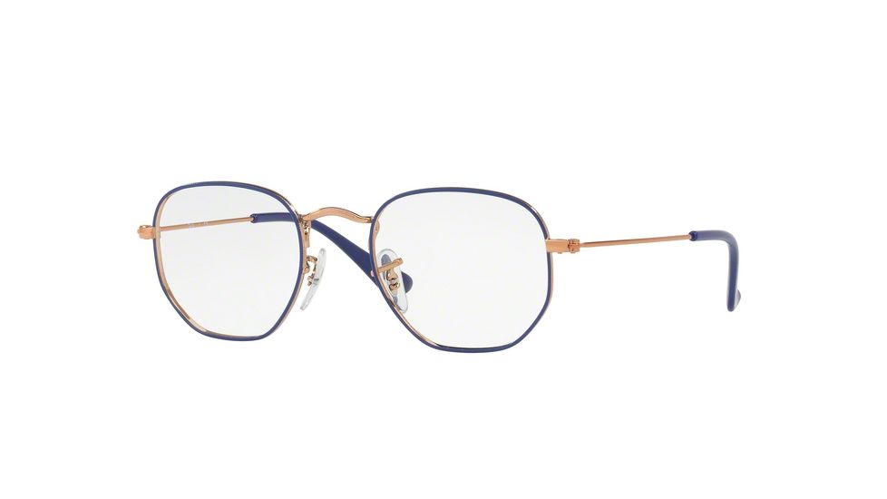 Ray-Ban RY9541V Eyeglass Frames 4063-44 - Copper On Blue Frame