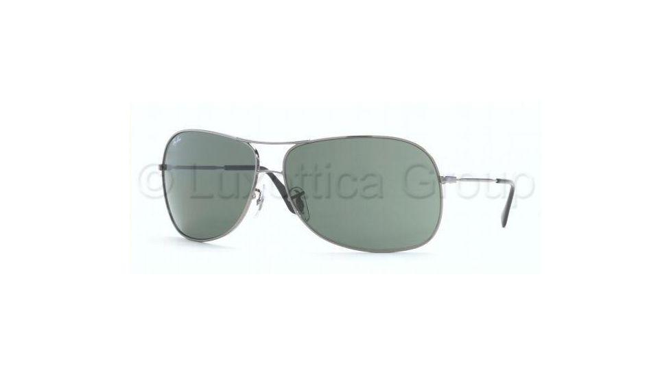 Ray-Ban Bifocal Sunglasses RB3267 with Lined Bi-Focal Rx Prescription Lenses RB3267-004-71-6913 - Frame Color: Gunmetal, Lens Diameter: 69 mm
