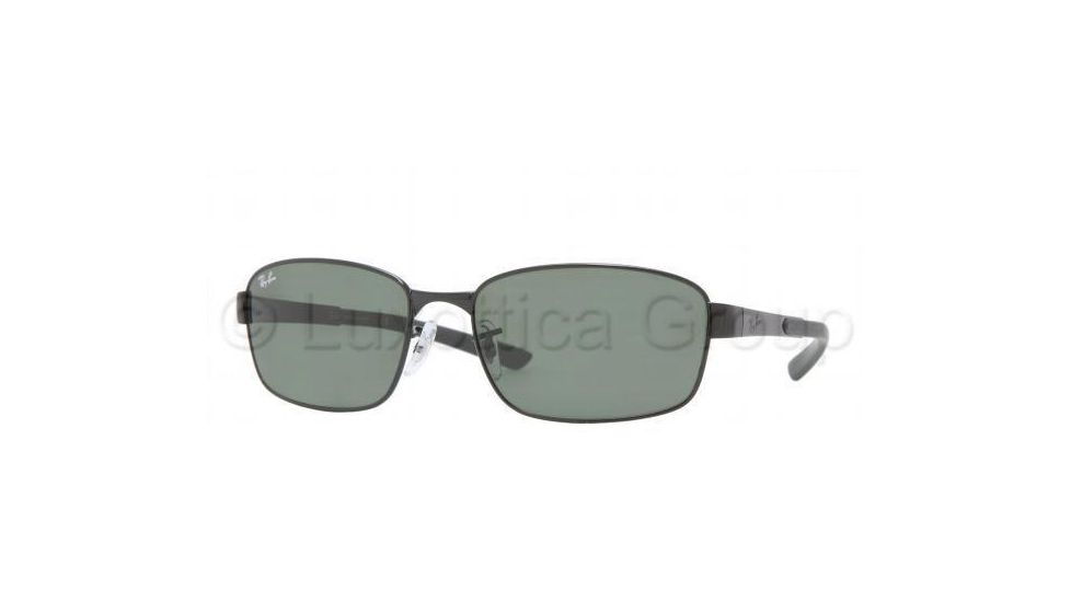 Ray-Ban RB3413 Sunglasses with No-Line Progressive Rx Prescription Lenses RB3413-002-5618 - Lens Diameter: 56 mm, Frame Color: Black
