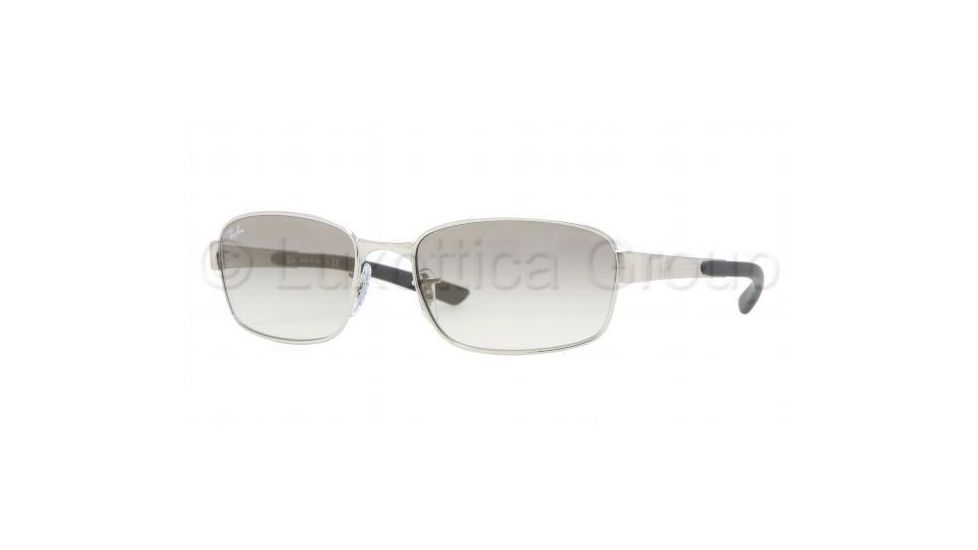 Ray-Ban RB3413 Sunglasses with No-Line Progressive Rx Prescription Lenses RB3413-003-32-5918 - Lens Diameter: 59 mm, Frame Color: Silver