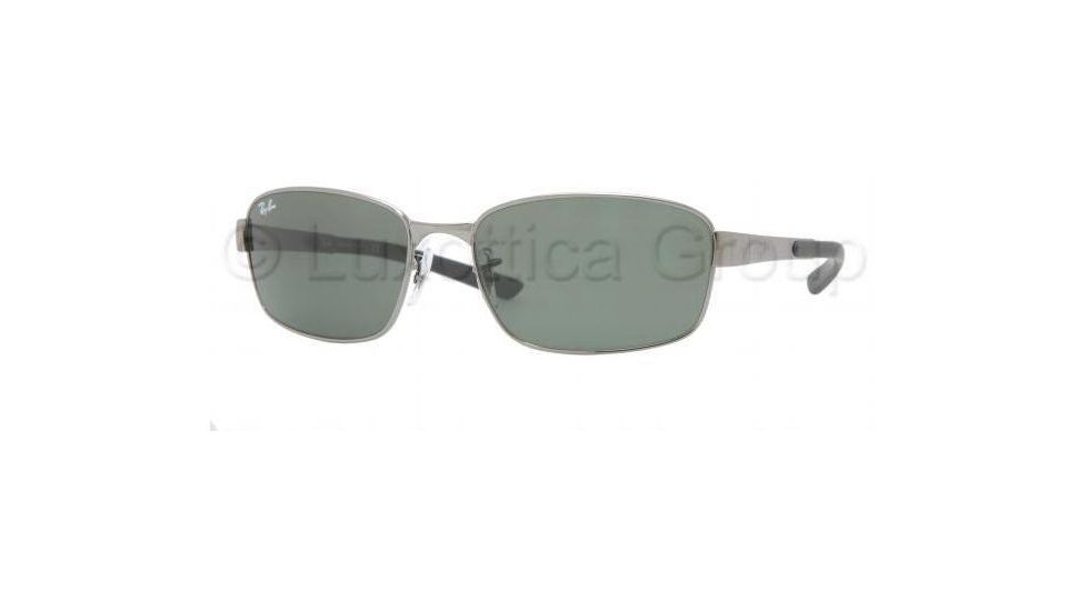 Ray-Ban RB3413 Sunglasses with No-Line Progressive Rx Prescription Lenses RB3413-004-5618 - Lens Diameter: 56 mm, Frame Color: Gunmetal