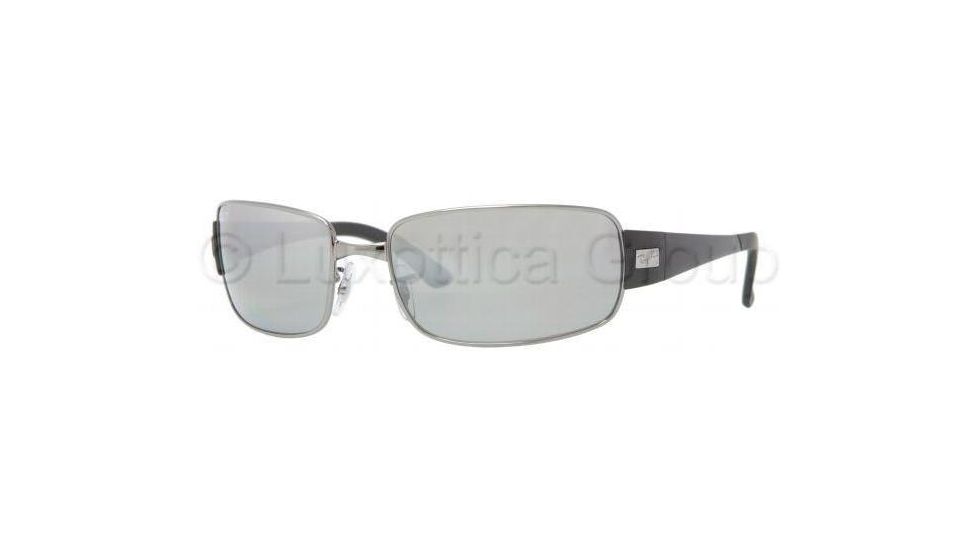 Ray-Ban Bifocal Sunglasses RB3421 with Lined Bi-Focal Rx Prescription Lenses RB3421-004-82-6217 - Lens Diameter: 62 mm, Frame Color: Gunmetal