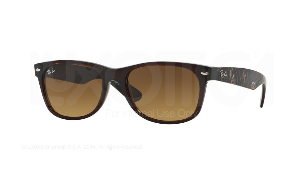 Ray-Ban New Wayfarer Prescription Sunglasses RB2132 RB2132-617885-55 - Lens Diameter 55 mm, Frame Color Brown