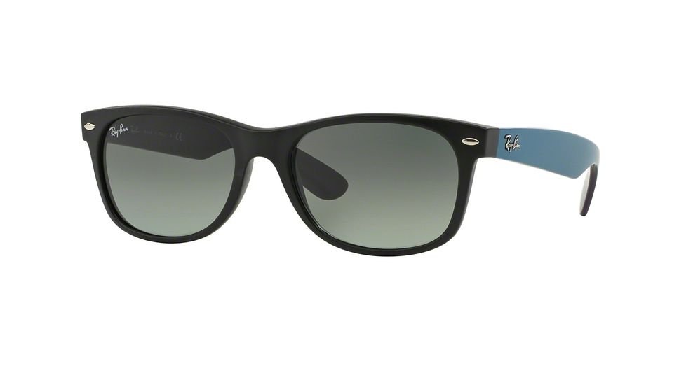Ray-Ban New Wayfarer Prescription Sunglasses RB2132 RB2132-618371-55 - Lens Diameter 55 mm, Frame Color Matte Black