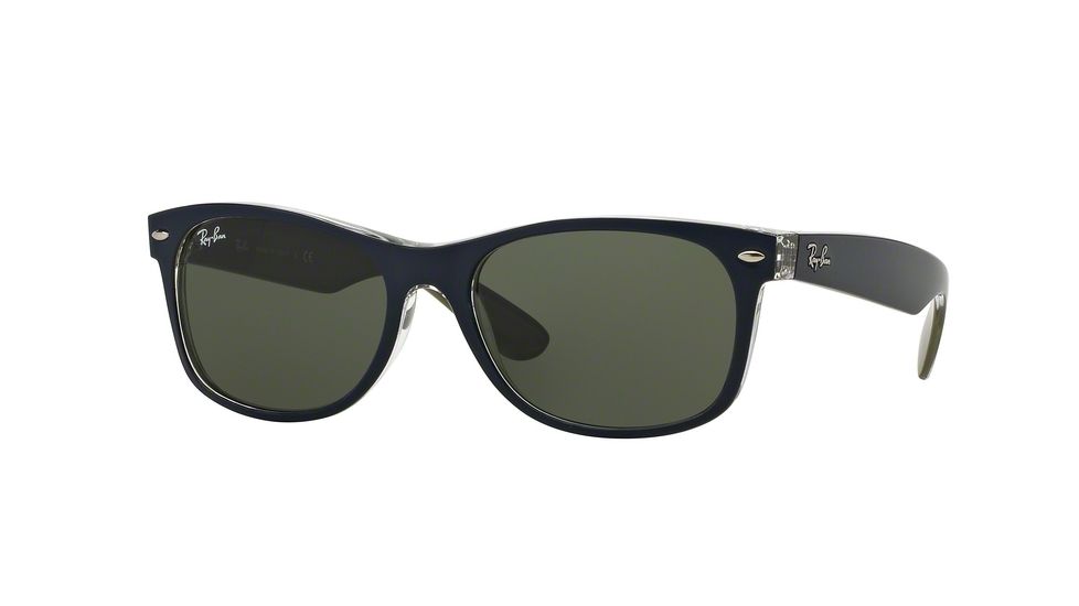 Ray-Ban New Wayfarer Prescription Sunglasses RB2132 RB2132-6188-52 - Lens Diameter 52 mm, Frame Color Mt Blue/military Green