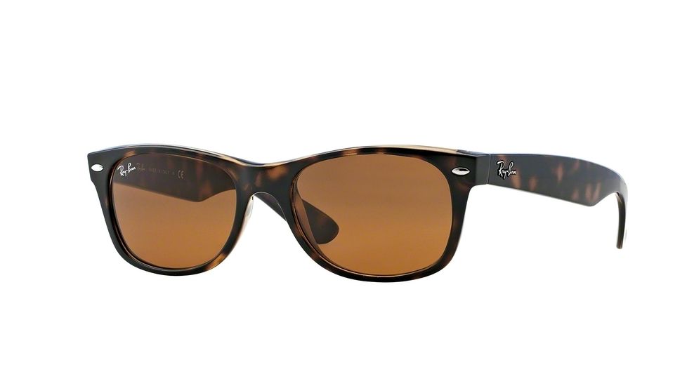 Ray-Ban New Wayfarer Prescription Sunglasses RB2132 RB2132-710-58 - Lens Diameter 58 mm, Frame Color Light Havana