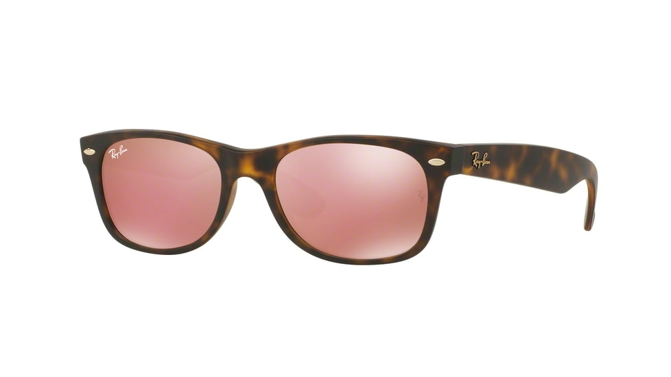 Ray-Ban New Wayfarer Prescription Sunglasses RB2132 RB2132-894-Z2-52 - Lens Diameter 52 mm, Frame Color Matte Havana
