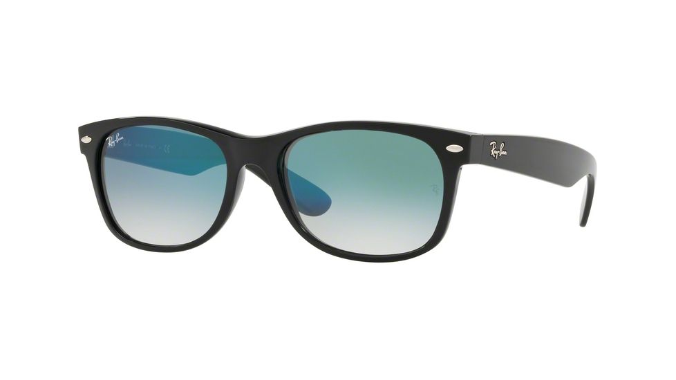 Ray-Ban New Wayfarer Prescription Sunglasses RB2132 RB2132-901-3A-52 - Lens Diameter 52 mm, Frame Color Black
