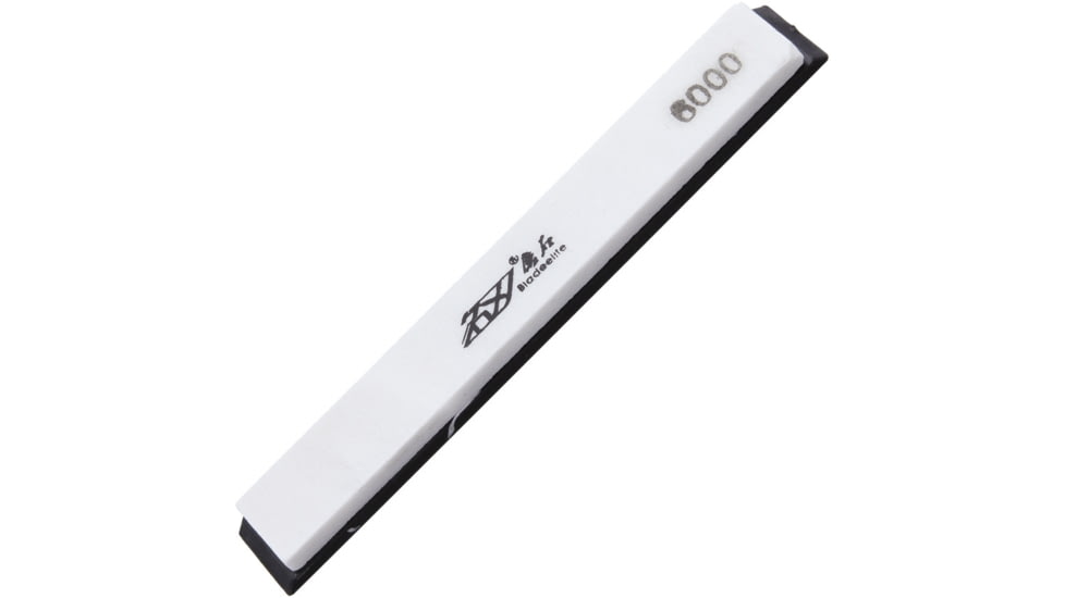 Real Steel Japanese Whetstone 6000, 5.88in X 0.75in X 0.25in, Non-Slip Base, 6000 Grit, W0015