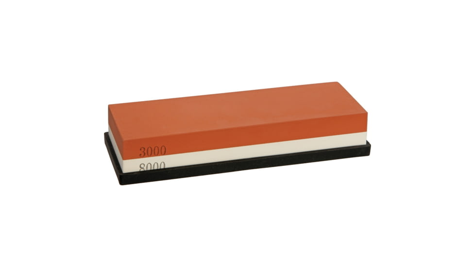 Real Steel Japanese Whetstone, 7.1in X 2.4in X 1.2in, 1.3Lbs, Corundum Two Sided, 3000 And 8000 Grit, W0308