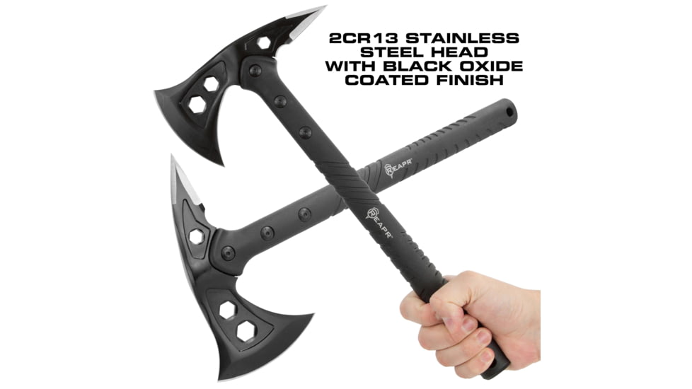 Reapr TAC Hawk Axe, 2Cr13 Stainless Steel, Black Oxide, 11000