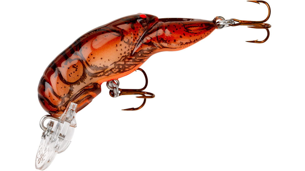 Rebel Lures Rebel Teeny Wee Crawfish Bait 1 1/2in, 1/10 oz, Floating, Brown, F7775