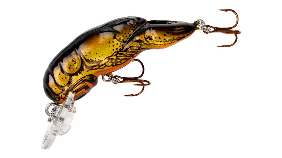 Rebel Lures Rebel Teeny Wee Crawfish Bait 1 1/2in, 1/10 oz, Floating, Moss Crawfish, F7784