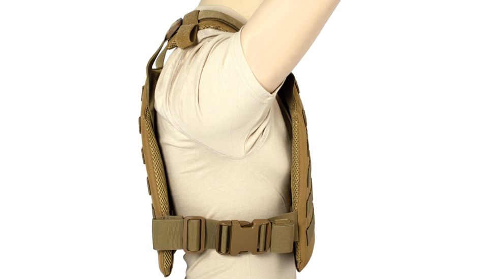 Red Rock Outdoor Gear MOLLE Plate Carrier, Coyote, 522COY