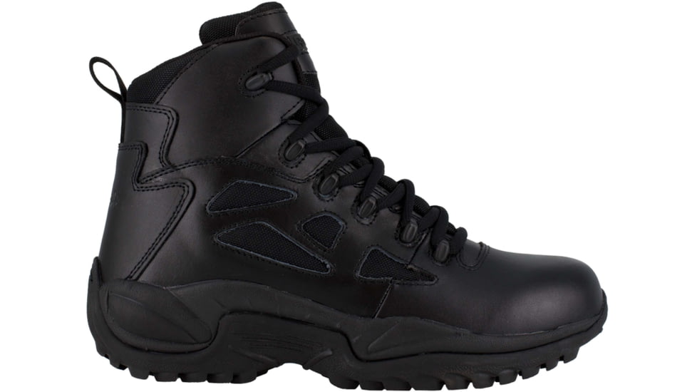 Reebok Rapid Response RB 6in. Black Military Boot, Black, 15 RB8678-BLK-15-MEN-M