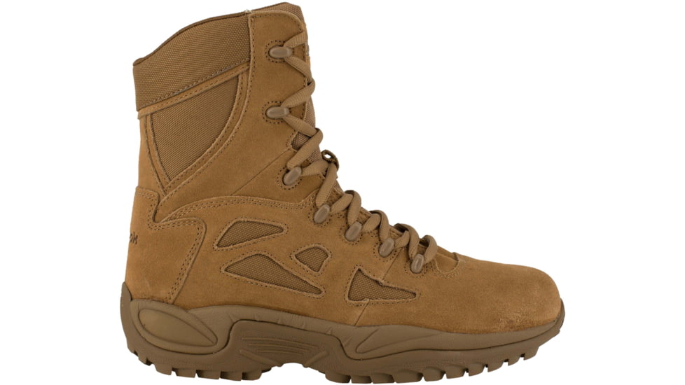 Reebok Rapid Response RB 8 Inch Boot, Leather, Coyote Brown, 7, M RB8977-COYOTEBRN-7-M-M