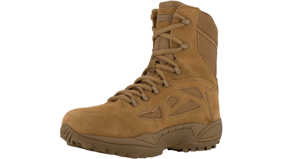 Reebok Rapid Response RB 8 Inch Boot, Leather, Coyote Brown, 7, M RB8977-COYOTEBRN-7-M-M
