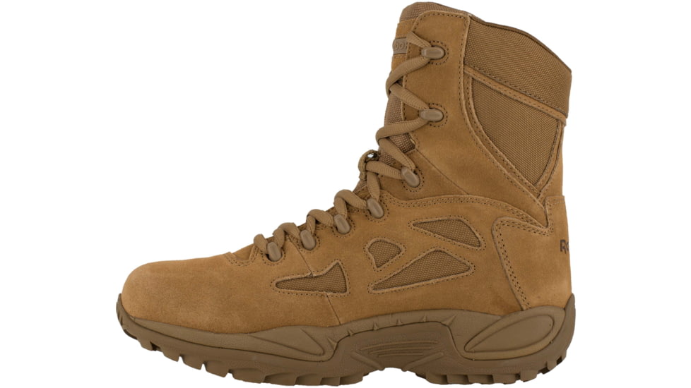 Reebok Rapid Response RB 8 Inch Boot, Leather, Coyote Brown, 7, M RB8977-COYOTEBRN-7-M-M