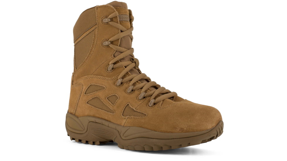 Reebok Rapid Response RB 8 Inch Boot, Leather, Coyote Brown, 7, M RB8977-COYOTEBRN-7-M-M