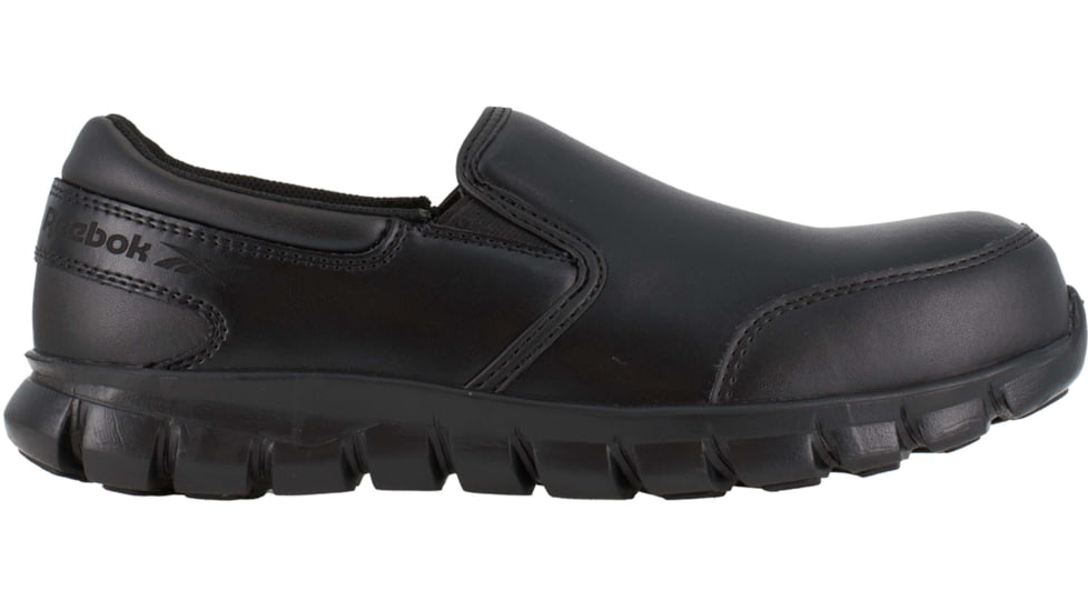 Reebok Sublite Cushion Work Shoe - Mens, Black, 9.5, Medium, 690774453197