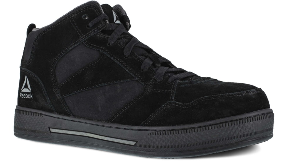 Reebok Womens Dayod Skateboard Hi Top Shoe, Black, 6, RB173-BLACK-6-Womens-W