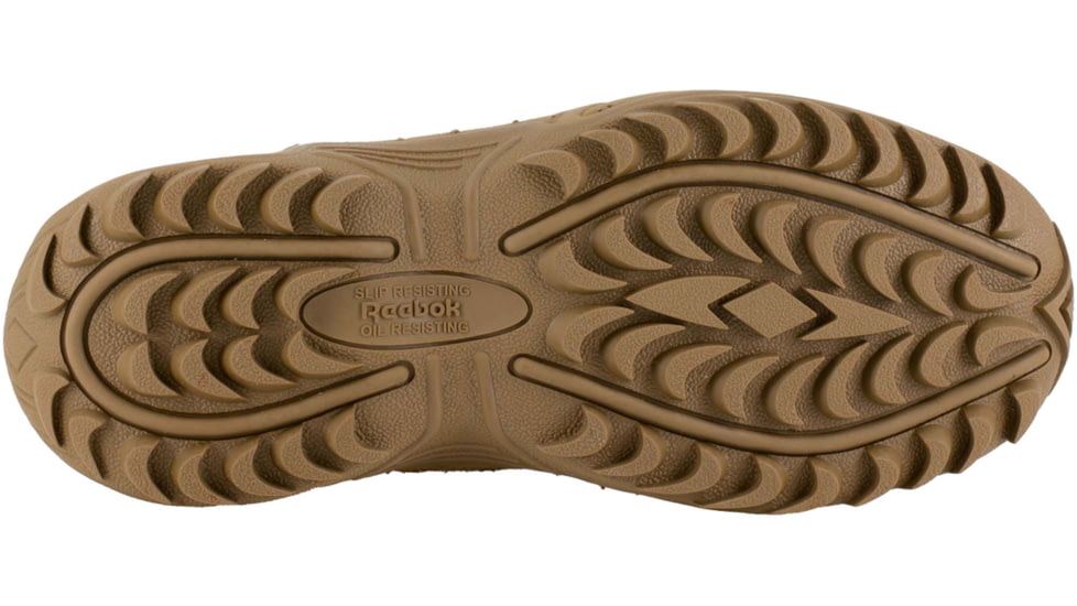 Reebok Womens Rapid Response RB Stealth 8in Boots w/Side Zipper, Coyote, 6.5, RB885-COYOTE-6.5-Womens-W