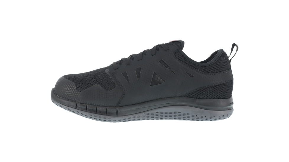 Reebok Zprint Athletic Oxford, Steel Toe Work Shoe - Mens, Medium, Black, 8.5, 690774502253