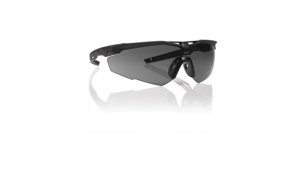 Revision Stingerhawk Eyewear System US Military Kit,Black Frame,Clear and Smoke Lens,Head Strap,Microfiber Pouch and Case 4-0152-0001