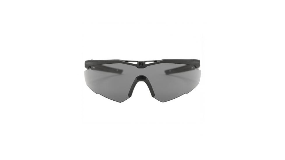 Revision Stingerhawk Eyewear System US Military Kit,Black Frame,Clear and Smoke Lens,Head Strap,Microfiber Pouch and Case 4-0152-0001