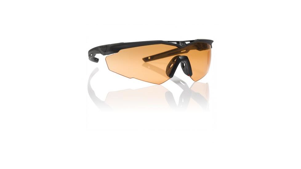 Revision Stingerhawk Eyewear System US Military Kit,Black Frame,Clear and Smoke Lens,Head Strap,Microfiber Pouch and Case 4-0152-0001