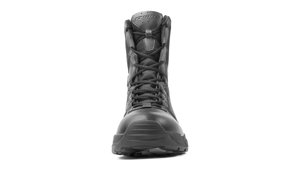 Ridge Footwear Momentum 5008 Lightweight Side Zipper Tactical Boots, Mens, 8in Height, Regular, Black, 6.5 US, 5008-6.5M