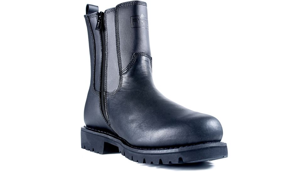 Ridge Outdoors MC206 All Leather Side Zipper Boot, Black, 14W MC20614.0W