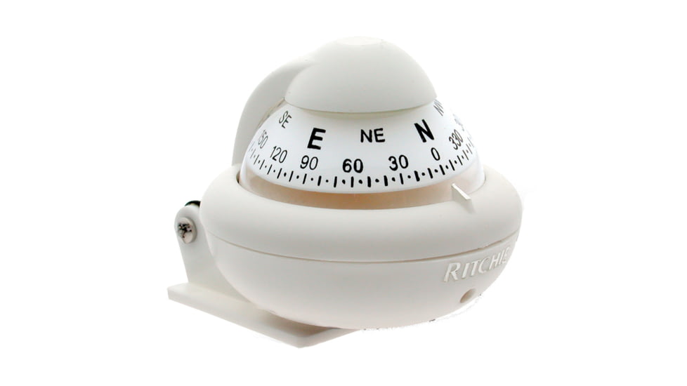 Ritchie X-10W-M RitchieSport Compass - Bracket Mount - White 36526