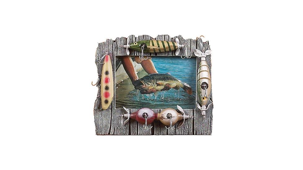 River's Edge Lure Picture Frame Resin, 4" x 6" 464
