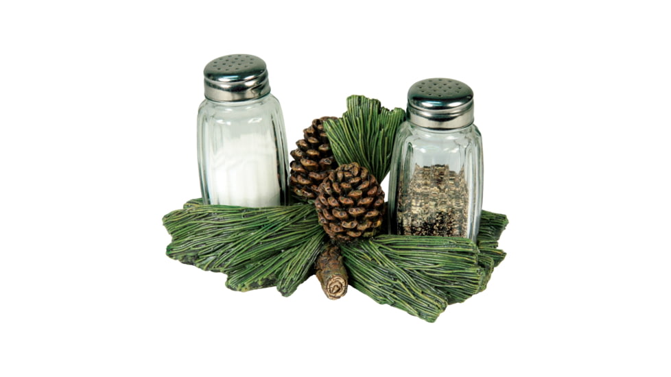 Rivers Edge Salt and Pepper Shakers, Pine Cone, 547